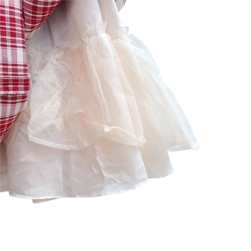 Bonnie Jean Plaid Dress with Silver Threading, Coastal Country, Size 7 - Picture 7 of 7